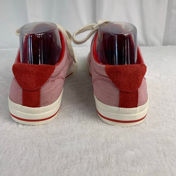 Polo Ralph Lauren Men's Vaughn Pinstripe Sneakers Size 7.5 - Picture 4 of 9